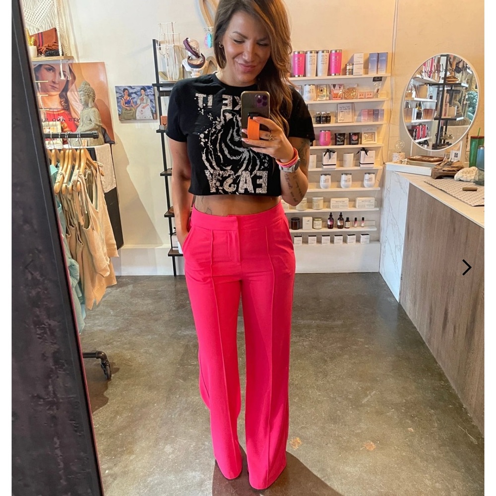 Wide leg trouser